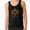 Sapnap Merch Flaming Skull Tank Top Official Sapnap Merch