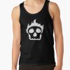 Sapnap Merch Flaming Skull Tank Top Official Cow Anime Merch