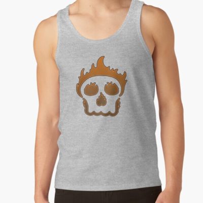 Sapnap Merch Flaming Skull Tank Top Official Cow Anime Merch