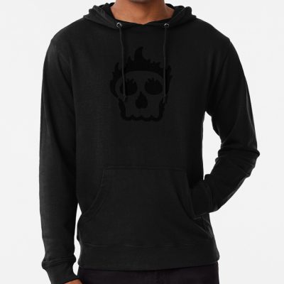 Sapnap Merch Flaming Skull Hoodie Official Sapnap Merch