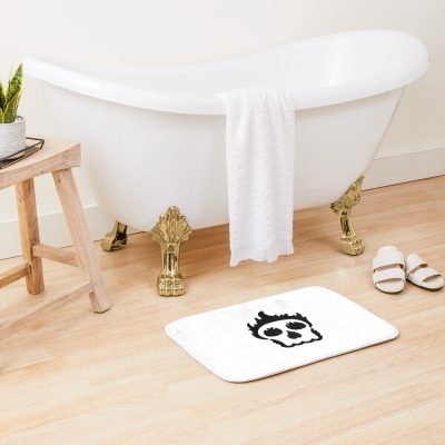 Sapnap Merch Flaming Skull Bath Mat Official Sapnap Merch