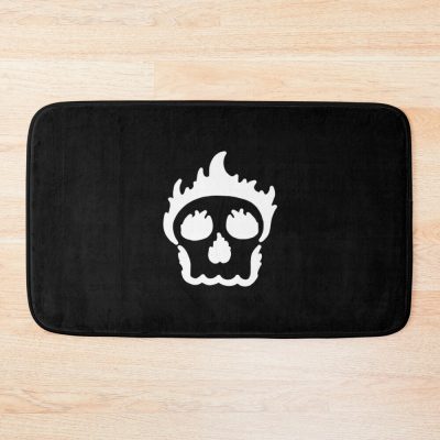 Sapnap Merch Flaming Skull Bath Mat Official Sapnap Merch