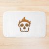 Sapnap Merch Flaming Skull Bath Mat Official Sapnap Merch