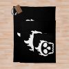 Sapnap Merch Flaming Skull Throw Blanket Official Sapnap Merch