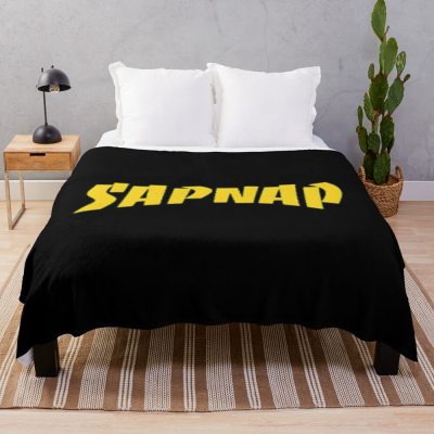 Sapnap Logo Classic Throw Blanket Official Sapnap Merch