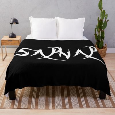 Sapnap Merch Sapnap Logo Throw Blanket Official Sapnap Merch