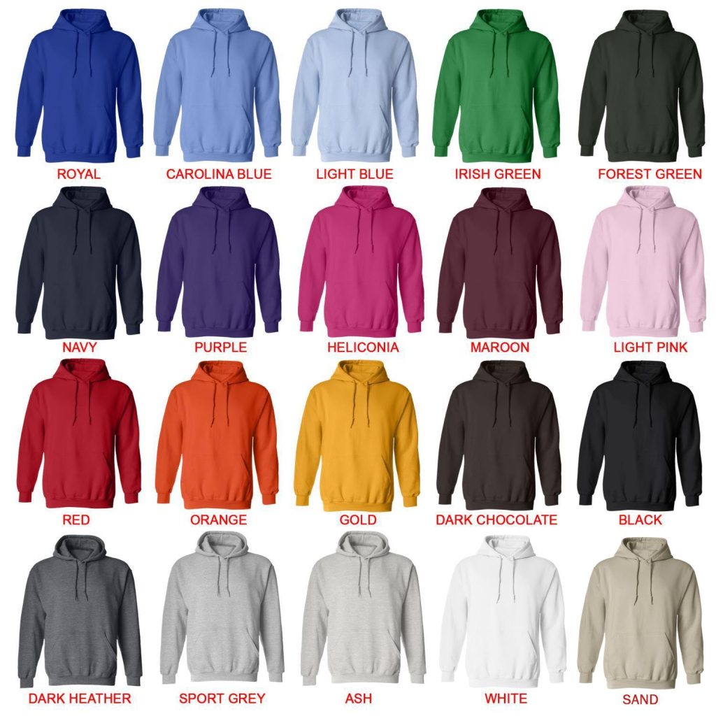 hoodie color chart 2 - Sapnap Shop