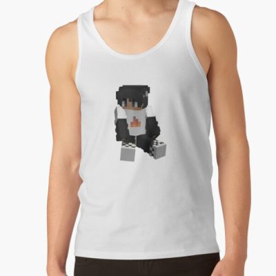 Sitting Sapnap Tank Top Official Cow Anime Merch