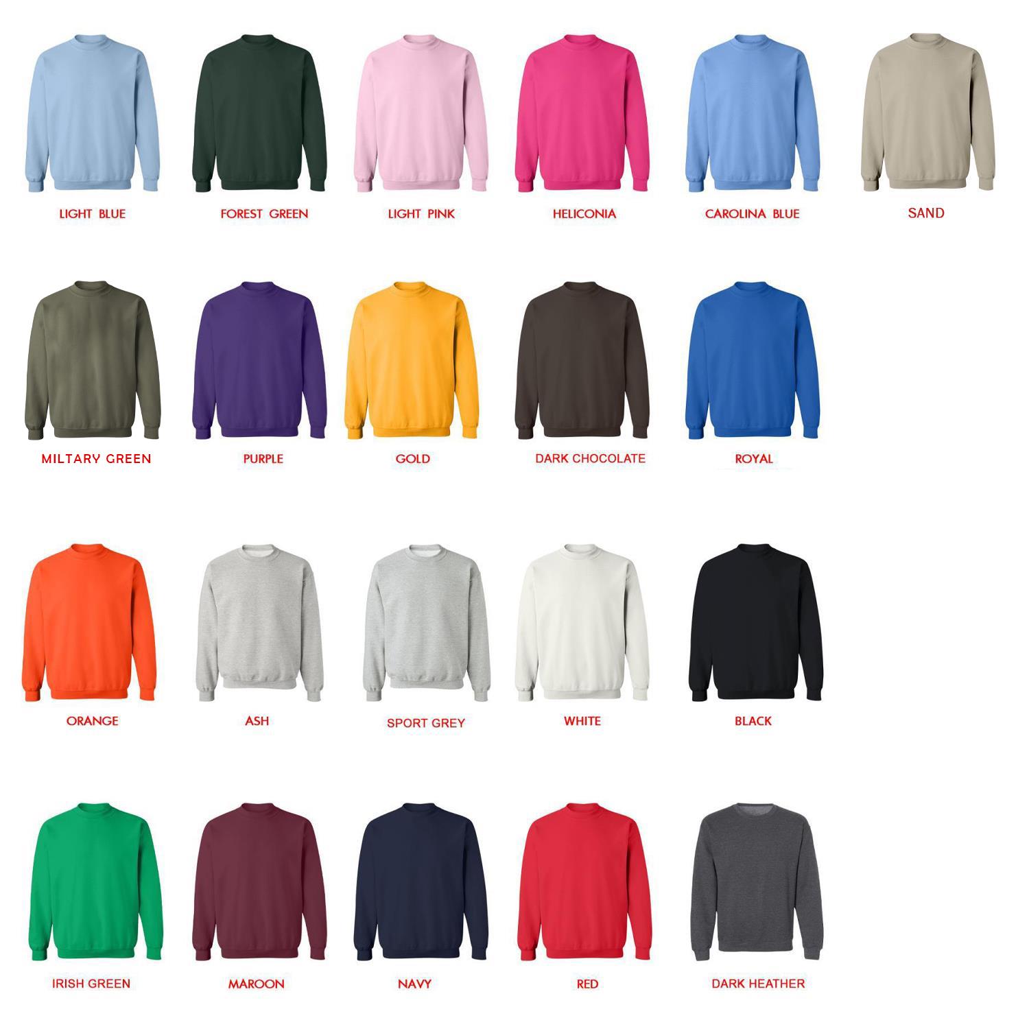 sweatshirt color chart - Jacksepticeye Merch