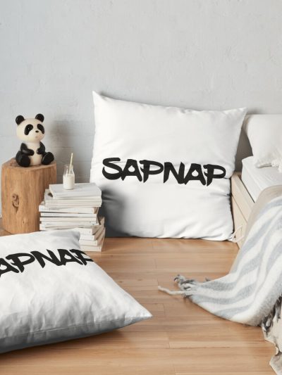 Sapnap Merch Sapnap Logo Throw Pillow Official Cow Anime Merch