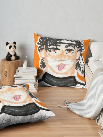 Sapnap Throw Pillow Official Cow Anime Merch