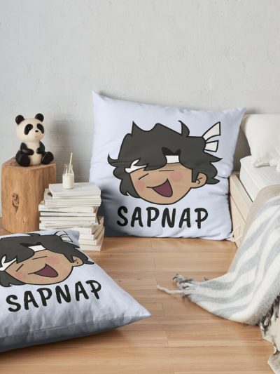 Sapnap Throw Pillow Official Cow Anime Merch