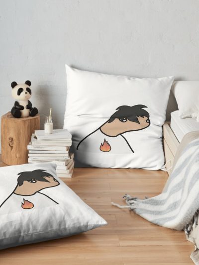 Sapnap Throw Pillow Official Cow Anime Merch