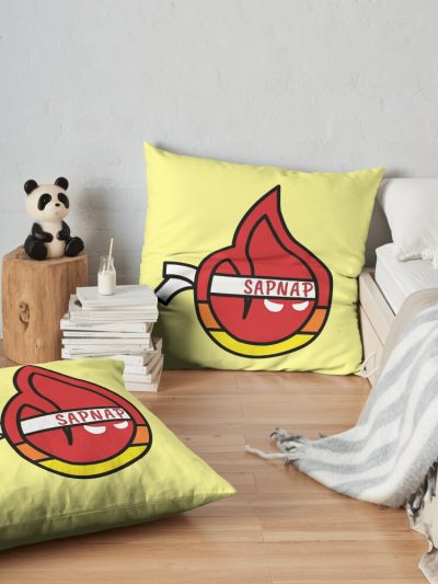 Sapnap Fire Throw Pillow Official Cow Anime Merch