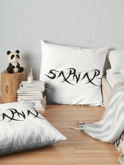 Sapnap Merch Sapnap Logo Throw Pillow Official Cow Anime Merch