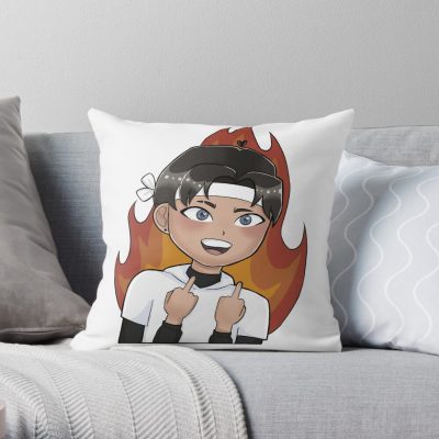 Chaotic Sapnap Throw Pillow Official Cow Anime Merch