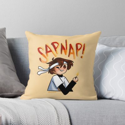 Sapnap! Throw Pillow Official Cow Anime Merch