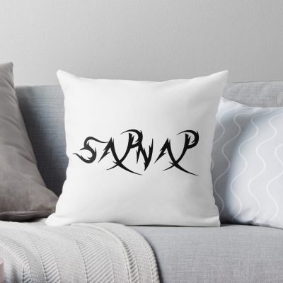 Sapnap Merch Sapnap Logo Throw Pillow Official Cow Anime Merch