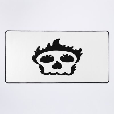 Sapnap Merch Flaming Skull Mouse Pad Official Cow Anime Merch