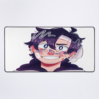 Sapnap Sticker Face Mouse Pad Official Cow Anime Merch