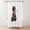 Sapnap Devil Shower Curtain Official Cow Anime Merch