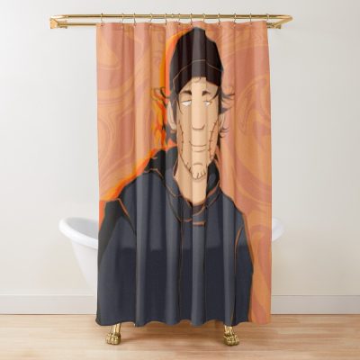 Sapnap Fanart Shower Curtain Official Cow Anime Merch