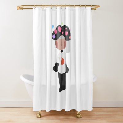 Sapnap Dream Team Shower Curtain Official Cow Anime Merch