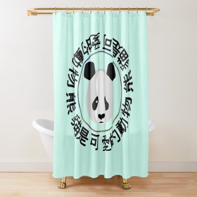 Sapnap Merch Panda, Crewneck, Merch Merchadise Clothes, Hot Summer Shower Curtain Official Cow Anime Merch