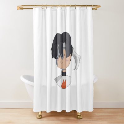 Sapnap Shower Curtain Official Cow Anime Merch