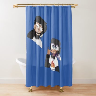 Sapnap Come On Gang Pin Shower Curtain Official Cow Anime Merch