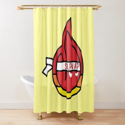 Sapnap Fire Shower Curtain Official Cow Anime Merch