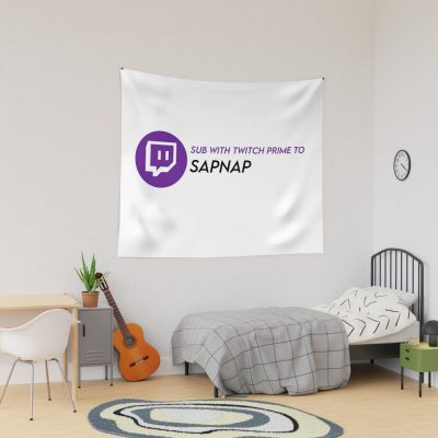 Twitch Prime Sapnap Tapestry Official Cow Anime Merch